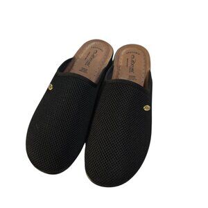 Flexus Women's Scuff Mule Shoes (Black Fabric) - Size 41.0 M US 9.5-10